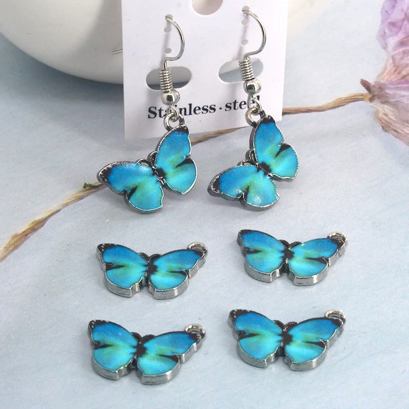 

Butterfly earrings insects animal Earrings Student Fashion Unique Funny Novel Girl Women Jewelry Accessories Pendant Gift