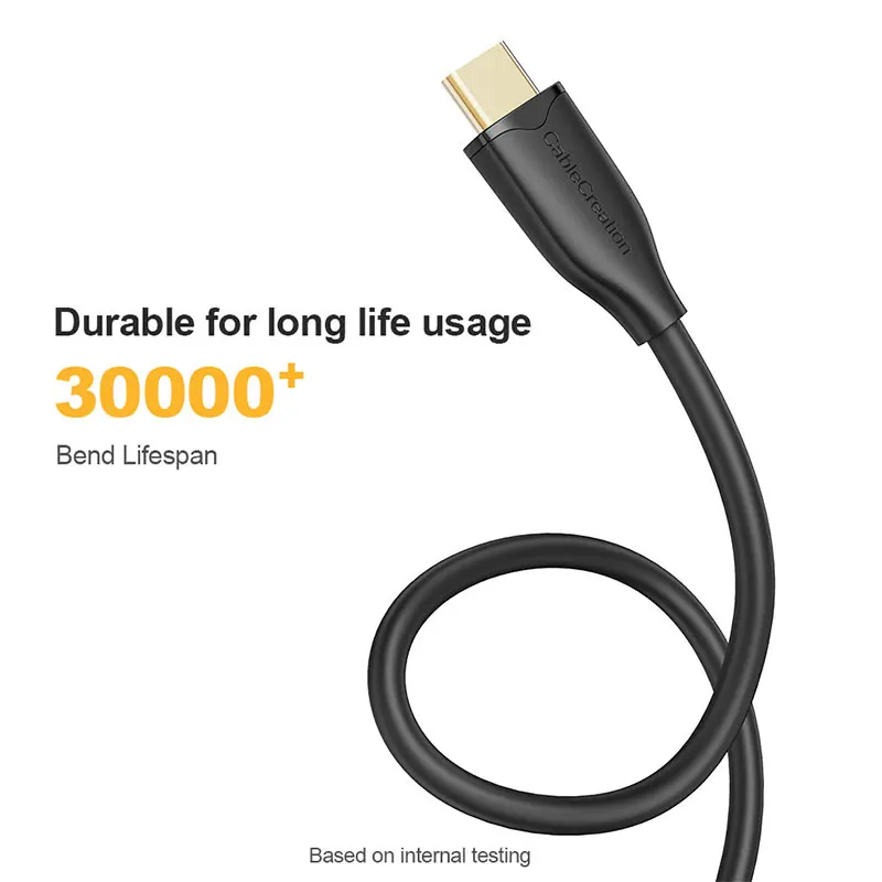 Кабель зарядный CableCreation с USB Type-C на C 5 А 2 м 100 фута |