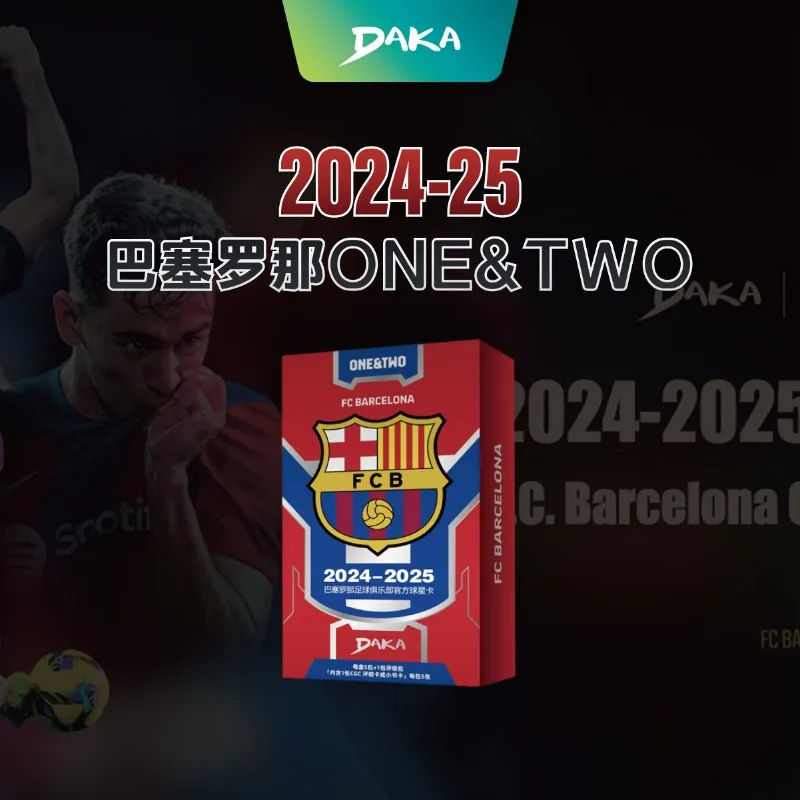 Фото Официальные коллекционные карточки DAKA FC Barcelona сезона 2024-25, серии ONE и TWO, лимитированная серия, подписанная карточка, подарки №3