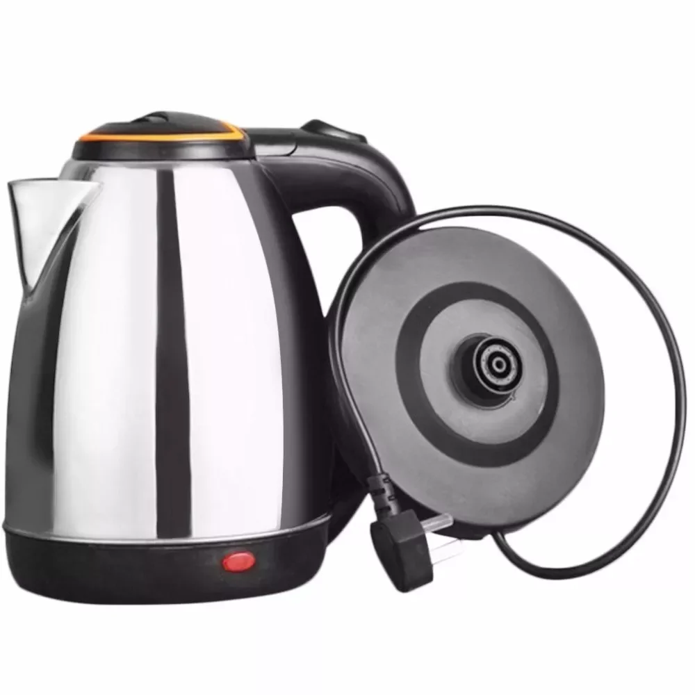 

2L Stainless Steel Electric kettle Energy-efficient Anti-dry Waterkoker Protection Heating underpan Automatic Cut Off Jug Kettle