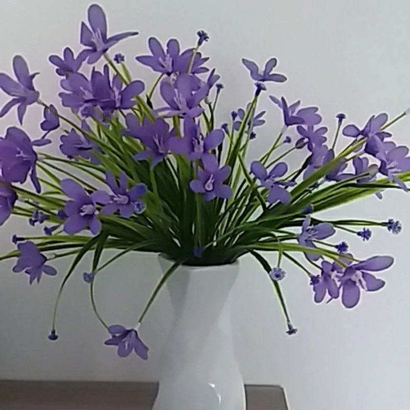 

1/2/3/6PCS Butterfly orchid 37cm Artificial Flowers Floral Home Decor Wedding Birthday table Spring easter garden decoration