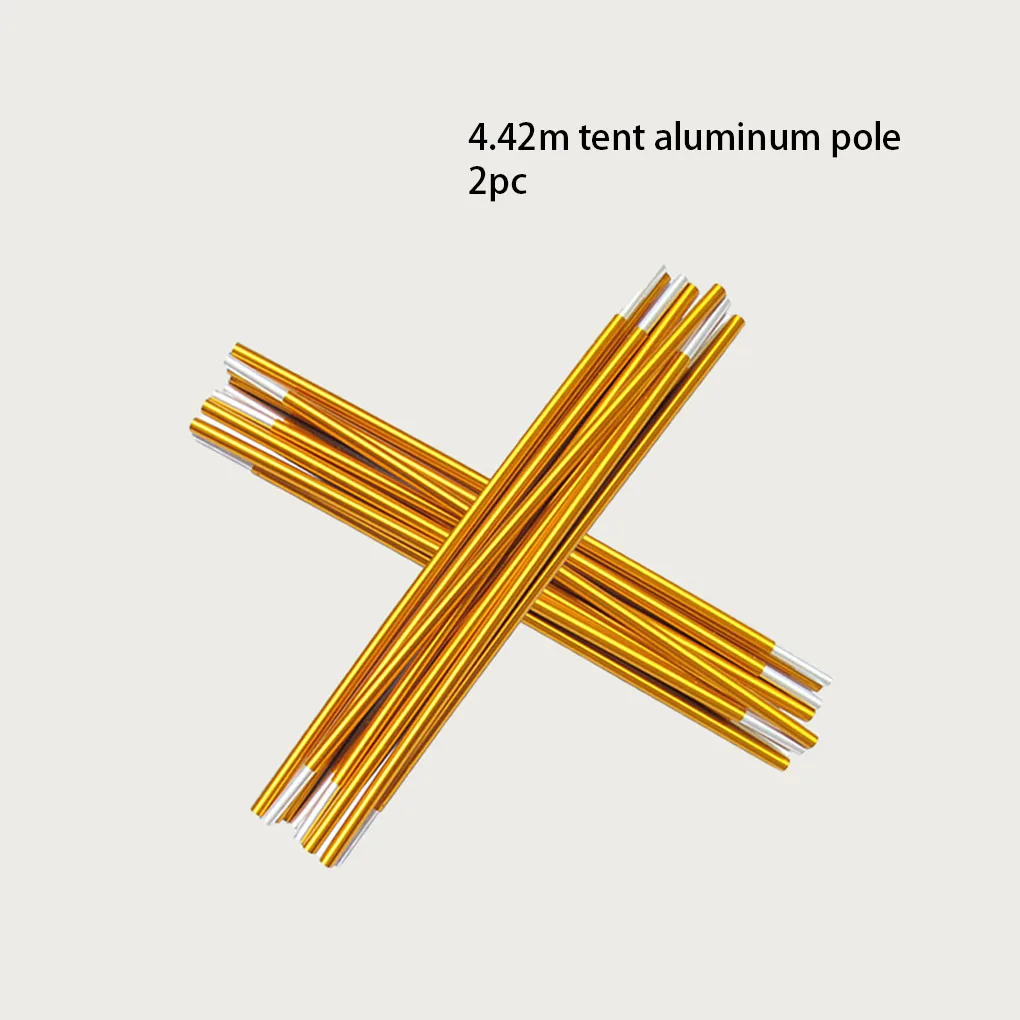 

2 шт., многоразовые стойки для палатки, из алюминиевого сплава