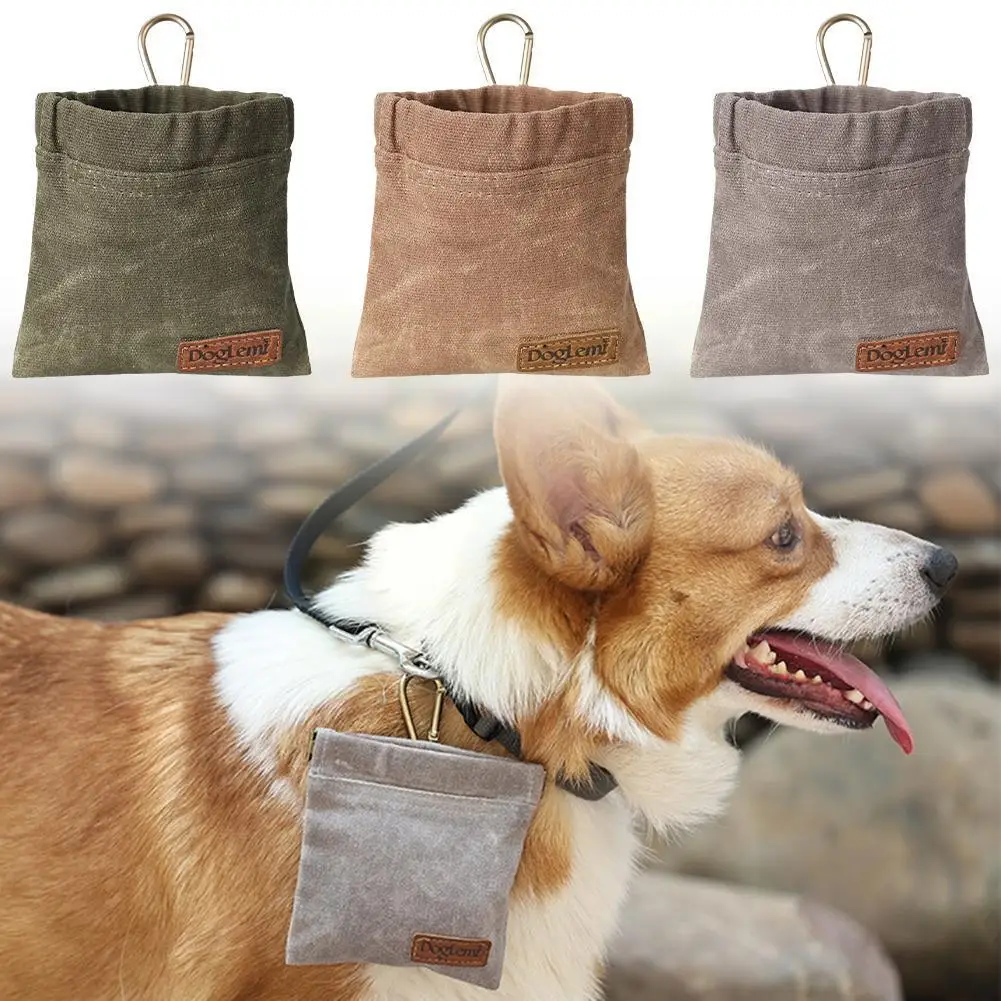 

Портативная сумка для собак H6A0, оборудование для тренировок на открытом воздухе, контейнер для еды, закуска для питомцев