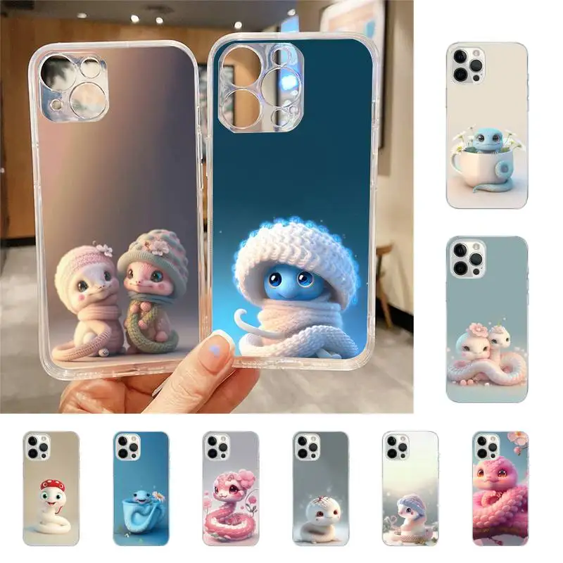 

Snake Cute Cartoon Art Phone Case For Iphone 7 8 Plus X Xr Xs 11 12 13 Se2020 Mini Mobile Iphones 14 Pro Max Case