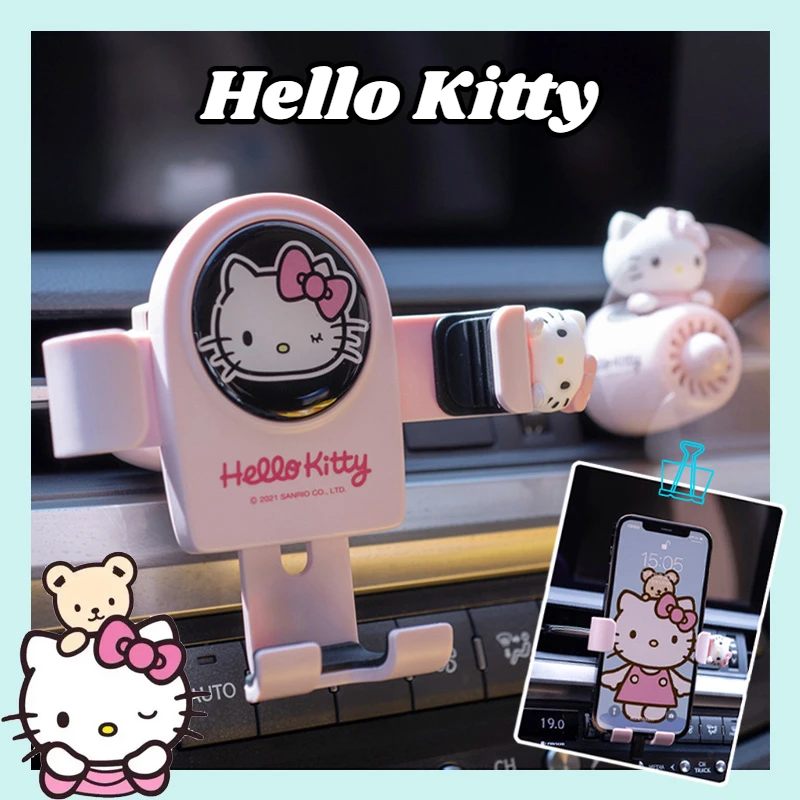 Крепление для смартфона Hello Kitty с креплением на створки вентиляции | Блузки и