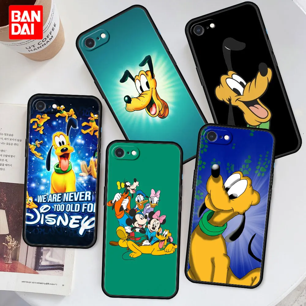 

Disney Pluto Phone Case for Apple iPhone 8 7 6 6s Plus X XS Max XR Se 2020 7plus 8plus Xsmax Casing Japan Couple Korea Coque