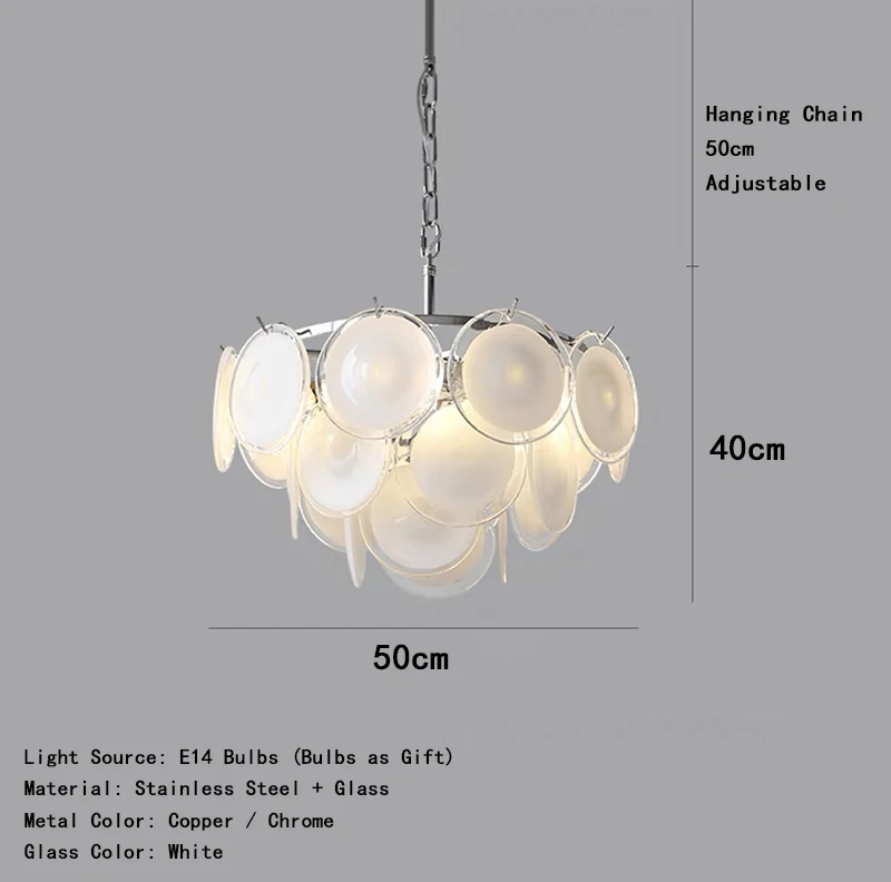 

Винтажные кремовые белые стеклянные точечные художественные люстры, светодиодный светильник, европейский дизайн, подвесной светильник для гостиной, потолочный декор, блеск