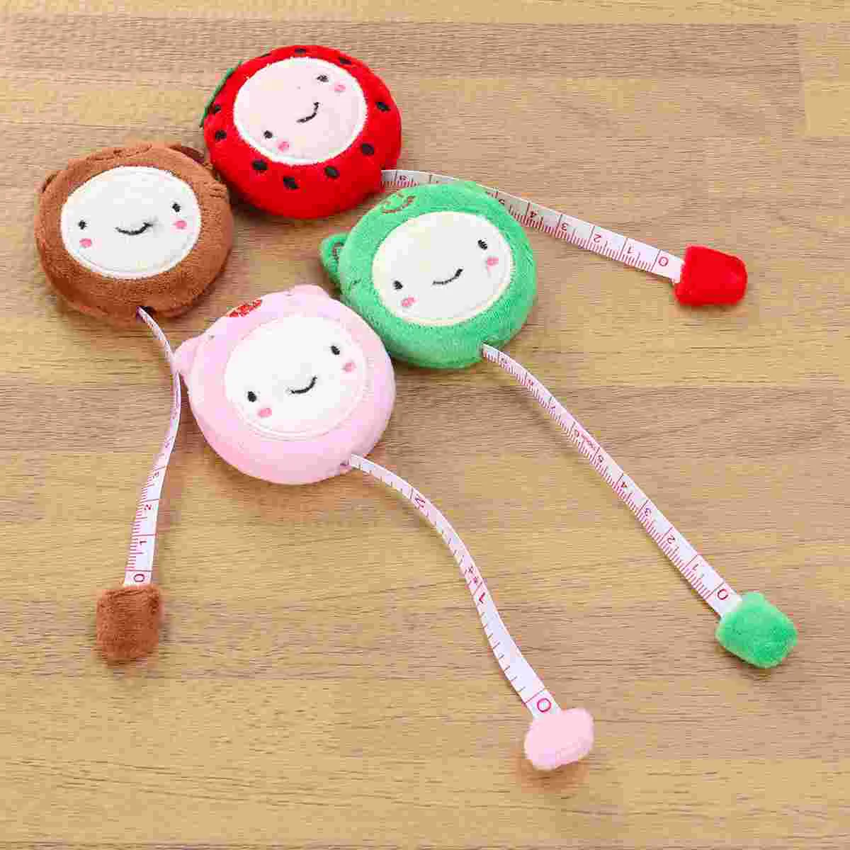 

Tape Measure Retractable Plush Ruler Measuring Body Cute Animal Soft Sewing Cartoon Diy Dieting Craft Tailor Measures Mini
