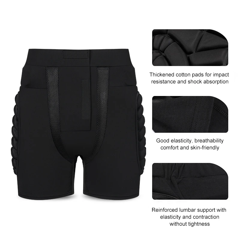 Outdoor Sports Skiing Shorts Hip Pad Protector Armor Ski Snowboard Skate Pants Protection Hip Butt Pad Sports Gear