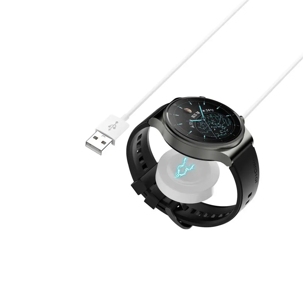

Беспроводная мини зарядная док-станция для Huawei Watch Gt Cybery, портативная беспроводная зарядка с Usb-кабелем, зарядная док-станция с подставкой, П...