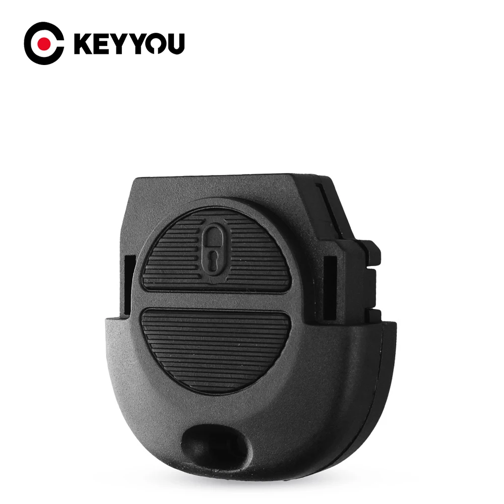 

KEYYOU 10PCS Replacement Remote Key Shell Fob Case 2 Buttons For Nissan Altima Micra Almera Primera X-Trail Auto Car Key Case