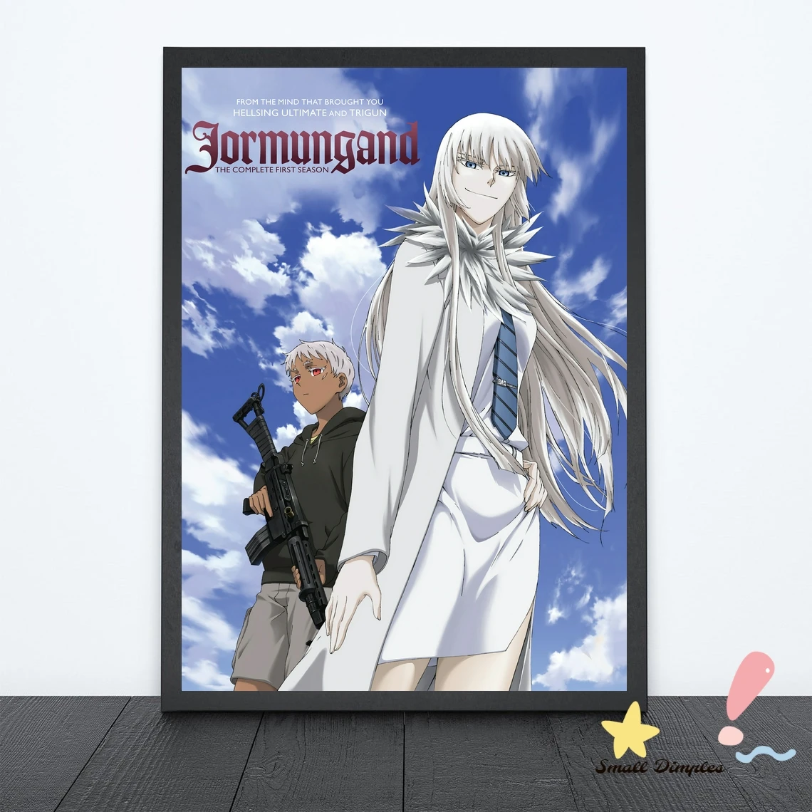 

Японский аниме плакат Jormungand, холст, Художественная печать, украшение для дома, настенная живопись (без рамки)