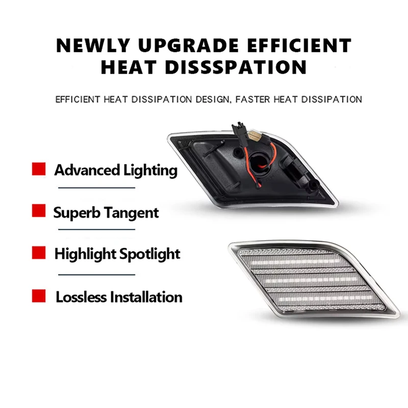 2 шт. поворотники для Mercedes Benz W204 C250 C300 C350 C63 SL65 AMG