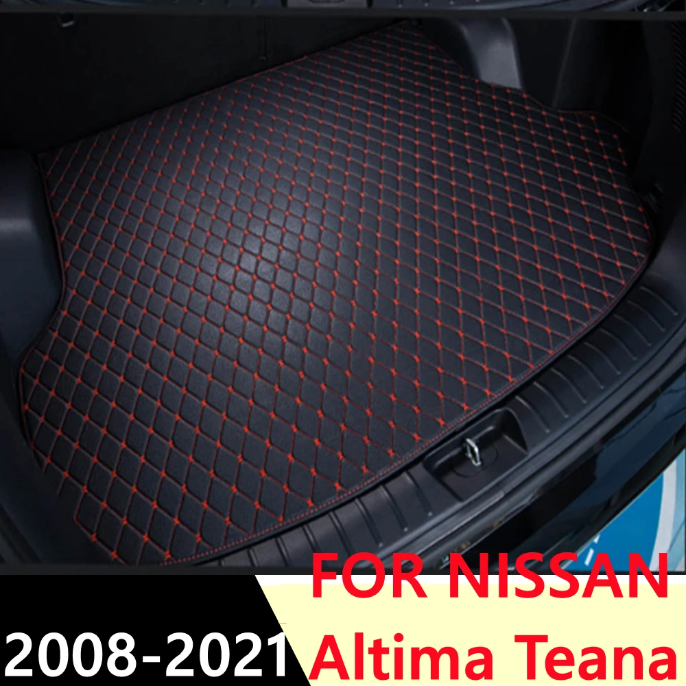 

Коврик для багажника автомобиля для NISSAN X-Trail, 5 мест 08-21, для любой погоды, XPE, плоский боковой задний ковер, коврик для багажника автомобиля