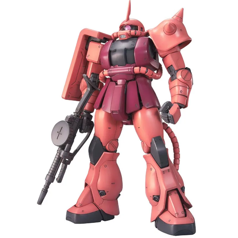 BANDAI Bandai MG Gundam собранная модель игрушки 18 см Red Zagu 2.0