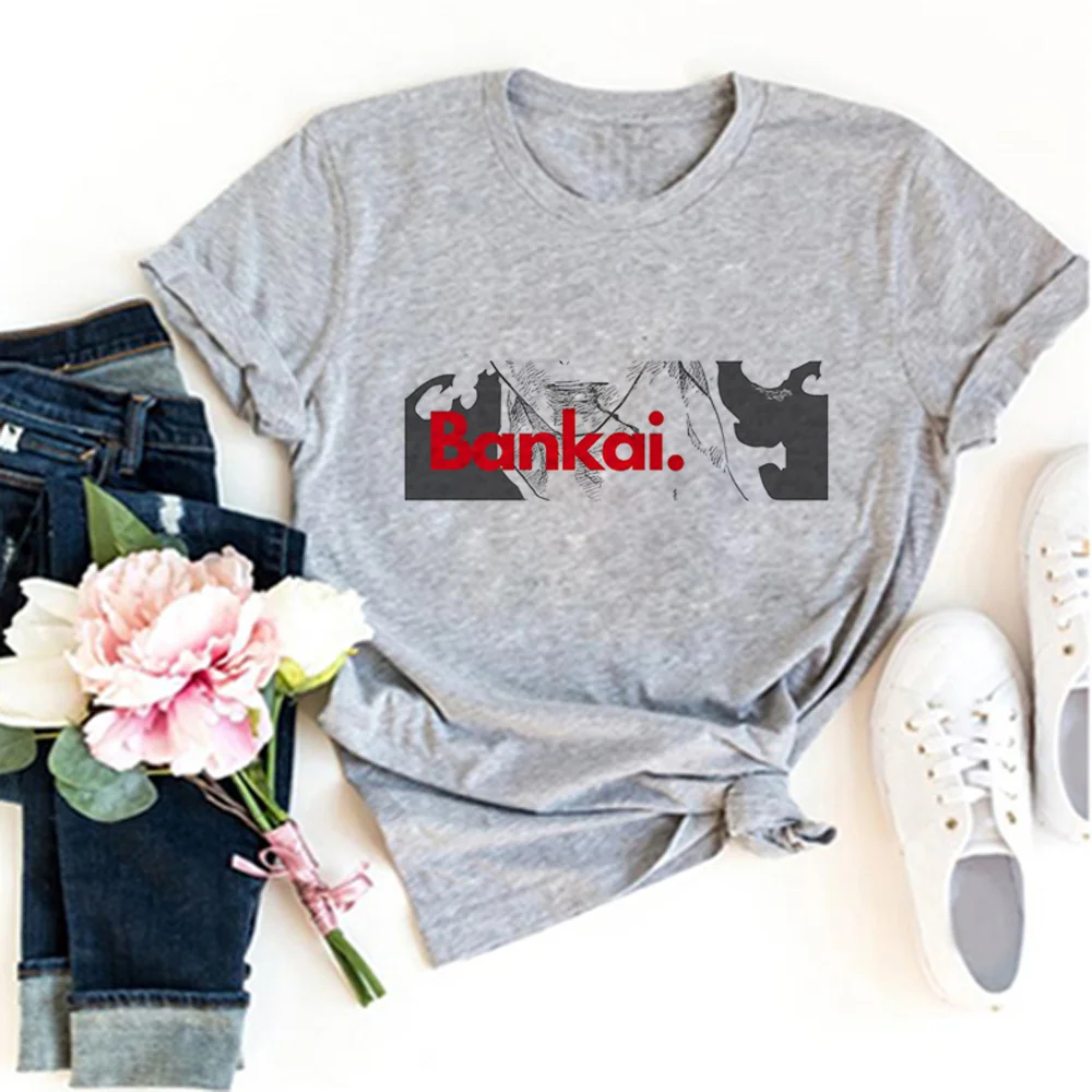 

Женские футболки отбеливатель harajuku уличная одежда Y2K Топ Женская Аниме смешная комиксная одежда