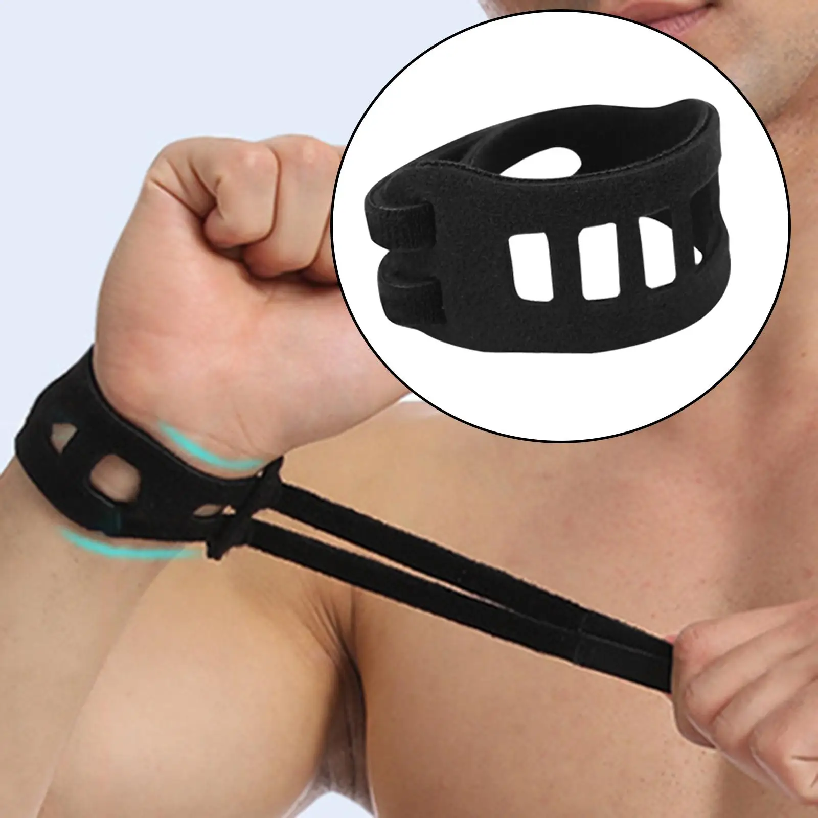 

Wrist Brace for Tfcc Tear Sprain Protection Thin Portable Support Wrist Band for Basketball Working Out Weight Bearing Women Men