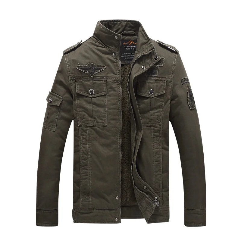 

Autumn and Winter New Slim Stand Collar Men's Jacket Fashion Trend Men's Casual Jacket Long-sleeved Jacket 2022 Clothing