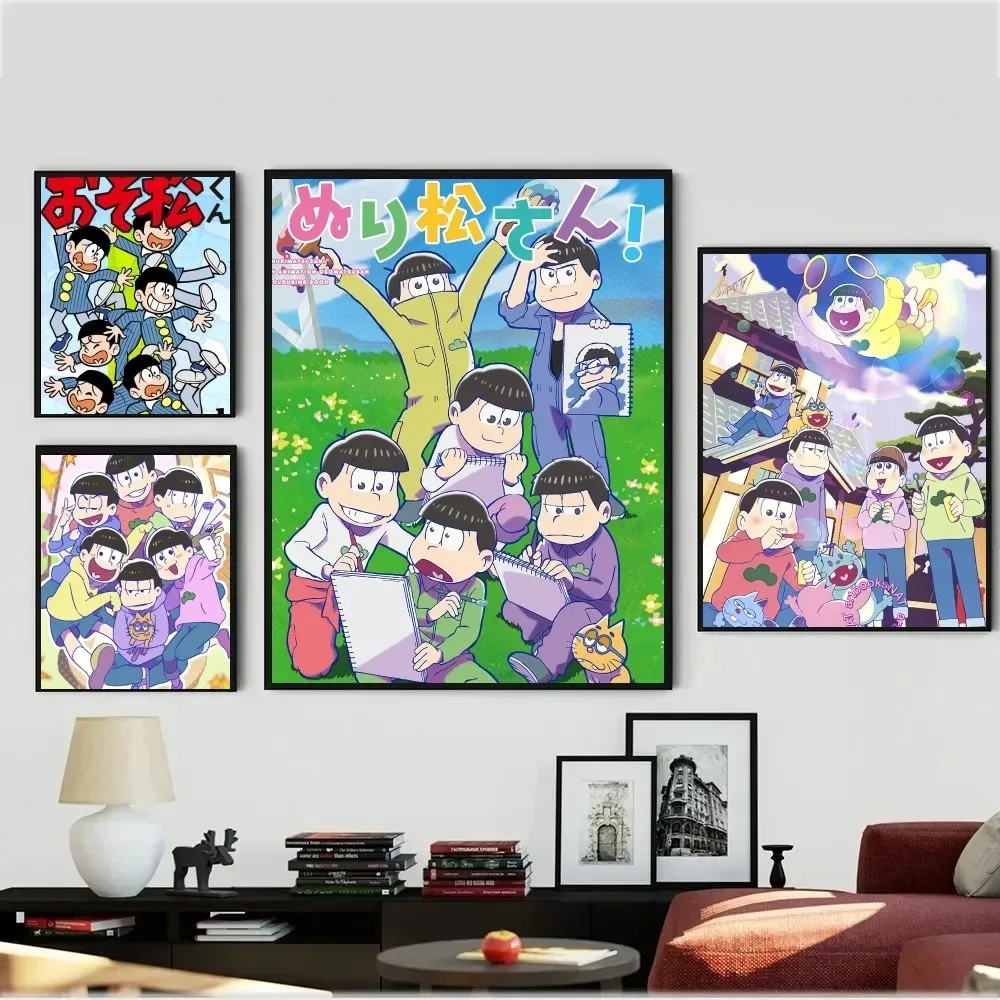 Аниме Osomatsu Kun плакат искусство живопись обучение эстетическое большие размеры