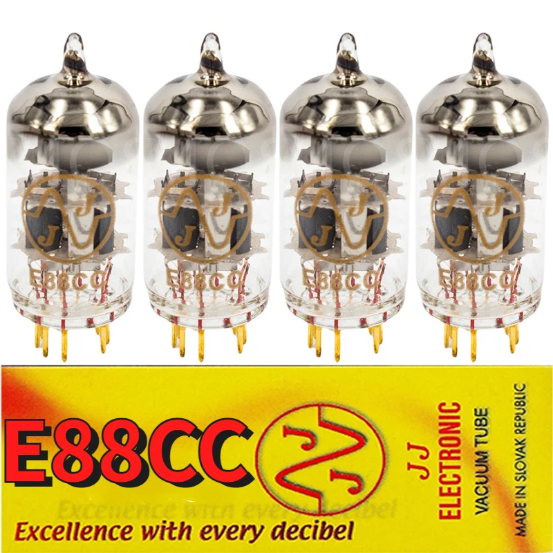 

Slovakia JJ E88CC Vacuum Tube Gold Pins Replace ECC88 6922 6DJ8 6N11 Electron Tube DIY HIFI Audio Vacuum Tube Amplifier Preamp