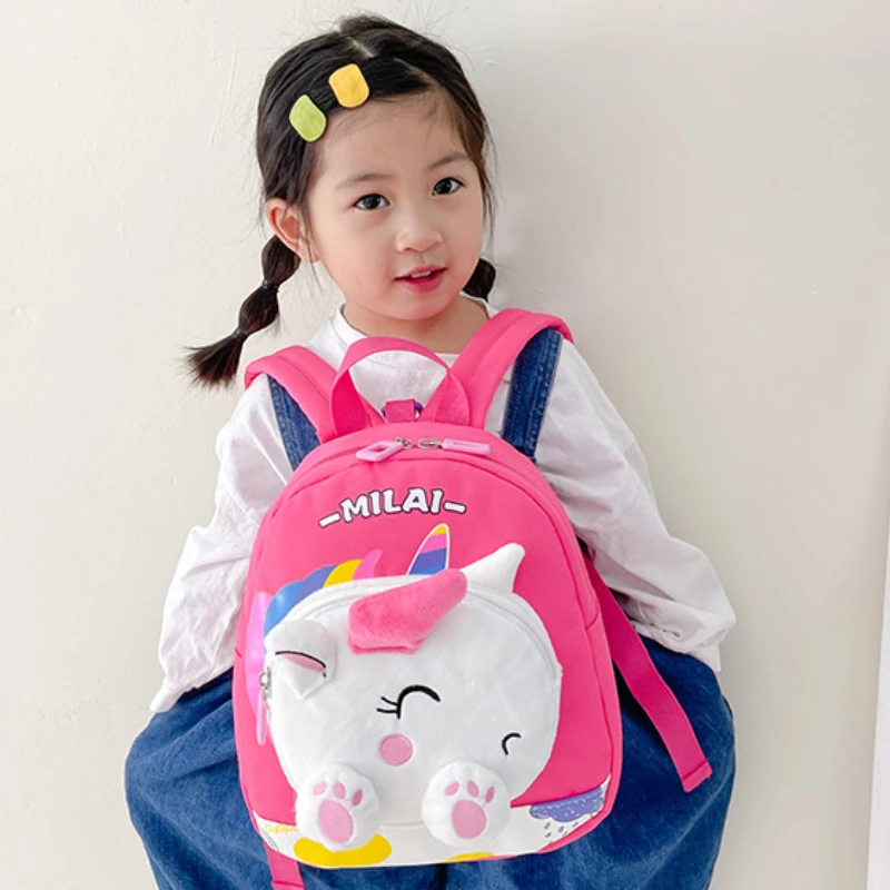 Unicorn Children Anime Backpacks Cartoon Anti Missing Girls Boys Lovely School Bags for Kids In Kindergarten Kawaii Gift Hot