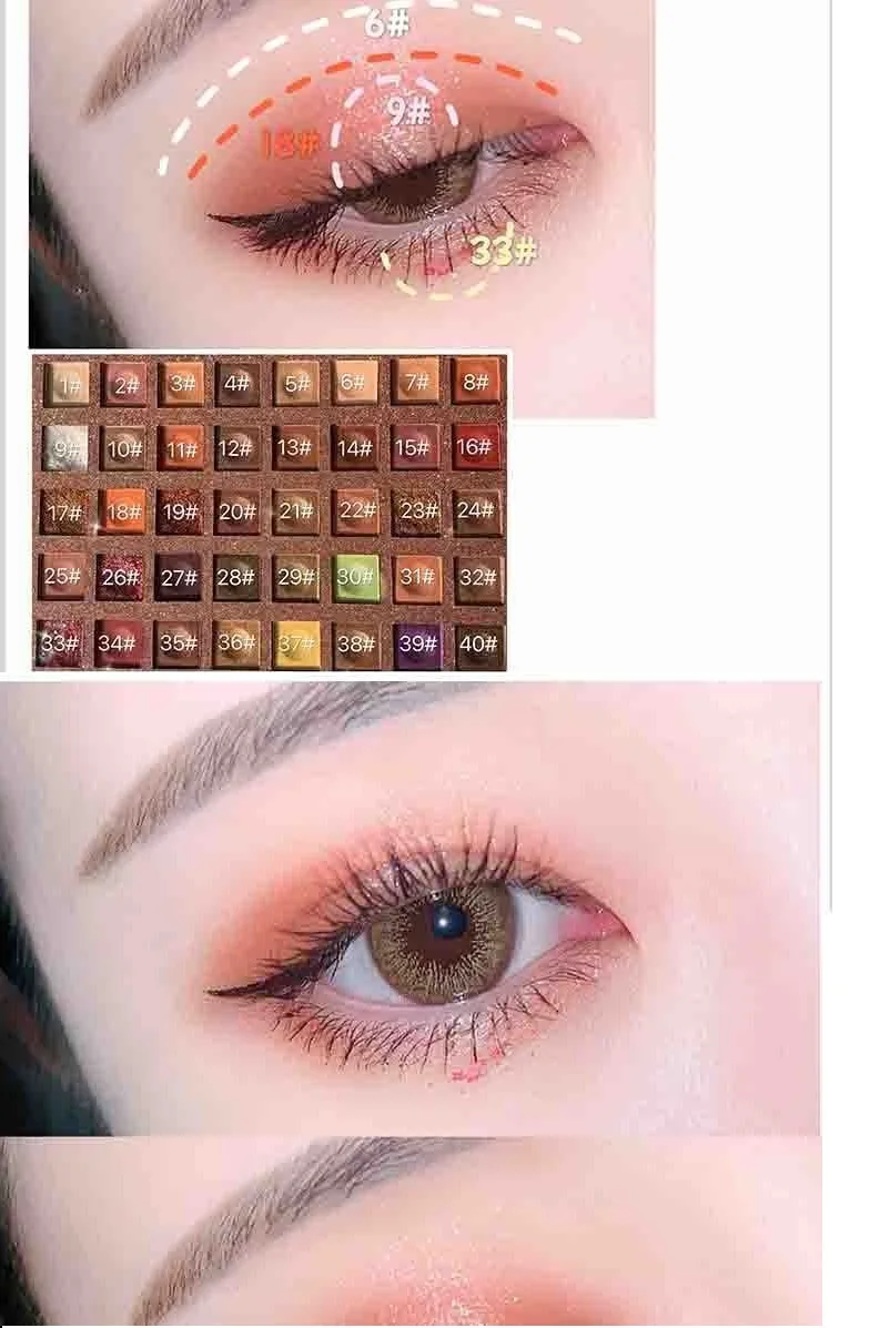 Тени для век 40 цветов |