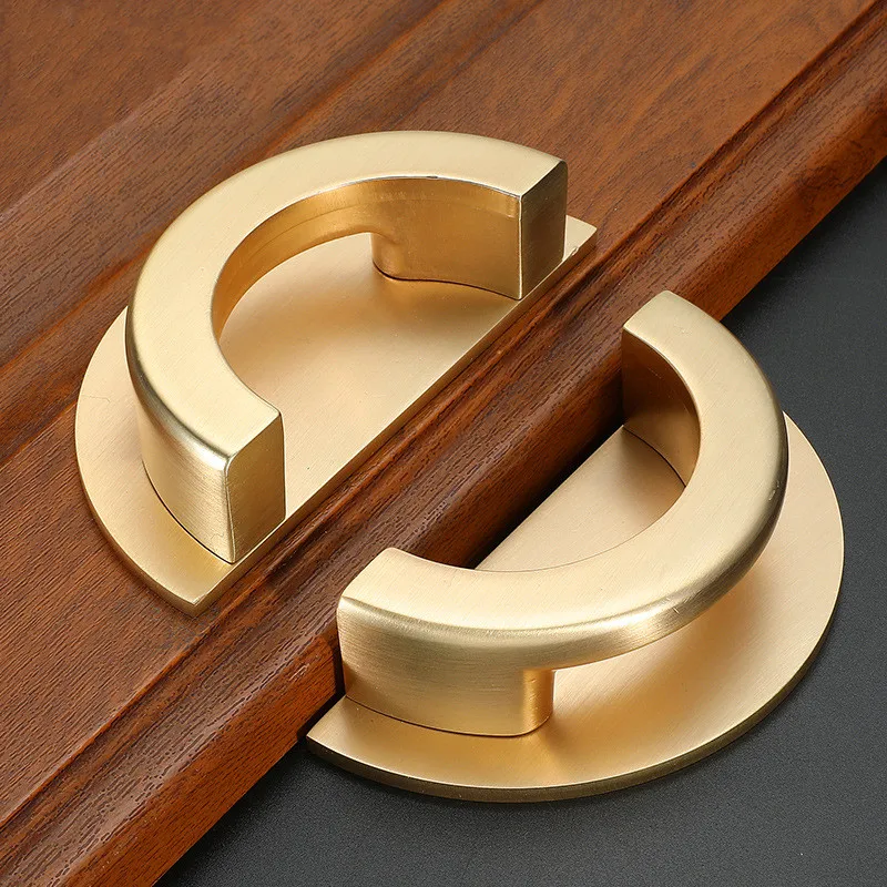 Ручки Canibet с цветами, золотые однотонные дверные ручки и ручки для мебели, искусственный ящик, домашний декор