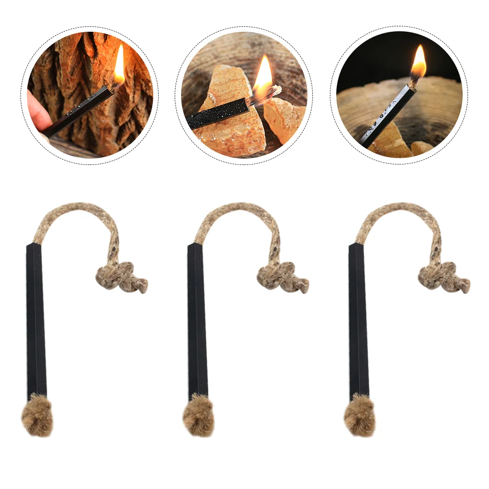 

Wick Tinder Rope Survival Wax Camping Cord Matchstick Lighter Hiking Flame Waterproof Ropes Fat Barbecue Kit Refill Accessories