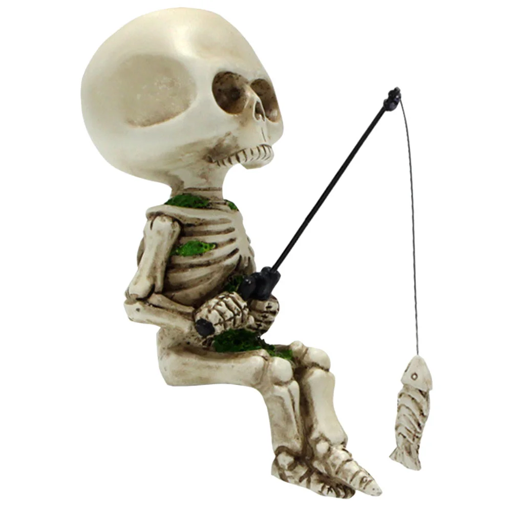 

Garden Resin Statue Decor Outdoor Fishing Ornament Pond Landscape Decor