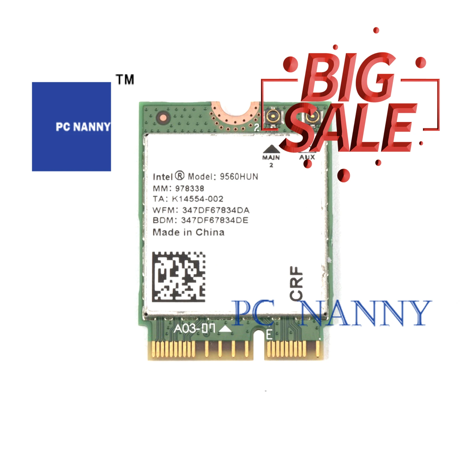 

PCNANNY FOR MateBook13 14 intel Network Interface Card 9560HUN