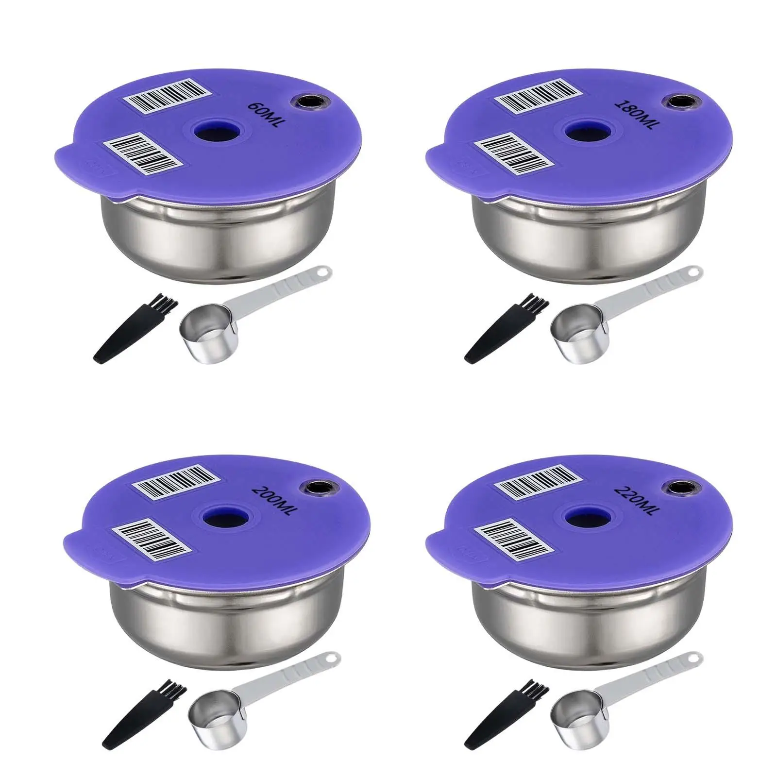 

Кофейный фильтр с чистящей щеткой из нержавеющей стали для кофейни