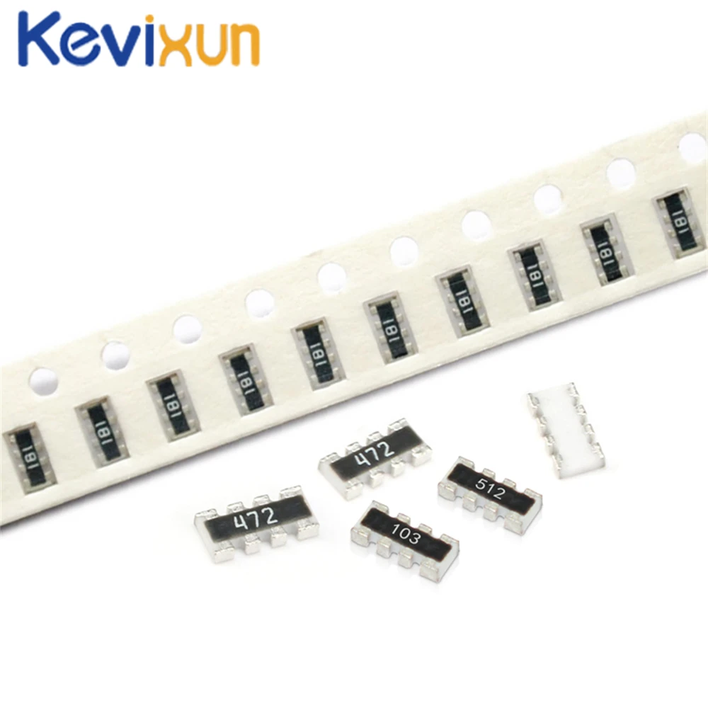 

100pcs 0603*4 8P4R 2*4P Network Resistor SMD array 0 ~ 1M 1 10 22 47 100 220 330 470 1K 2.2K 4.7K 10K 22K 47K 100K 220K 470K ohm