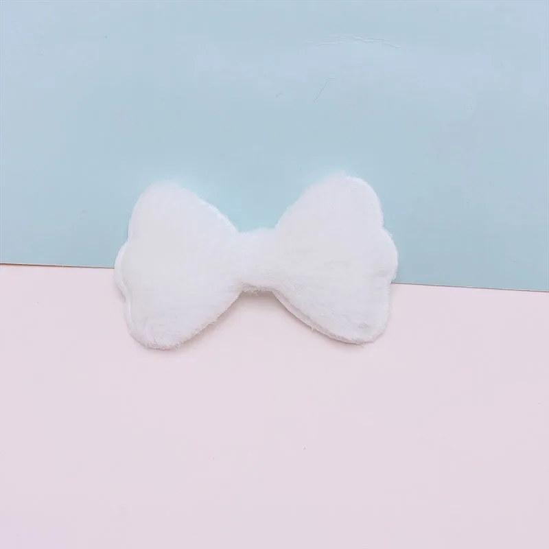 Мягкие патчи с плюшевым бантом ручной работы аппликации для одежды швейные