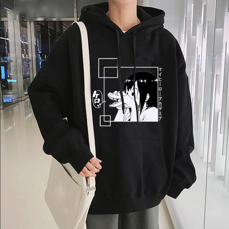 

My Hero Academia OCHACO URARAKA Characters Pritned Hoodies Sweatshirt Kawaii Hoodies Women Oversized Winter Pullovers Male Hoody