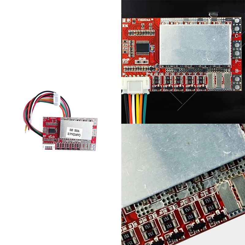

ABHG 5S 50A BMS Board 3.7V Battery Protection Board With Balance