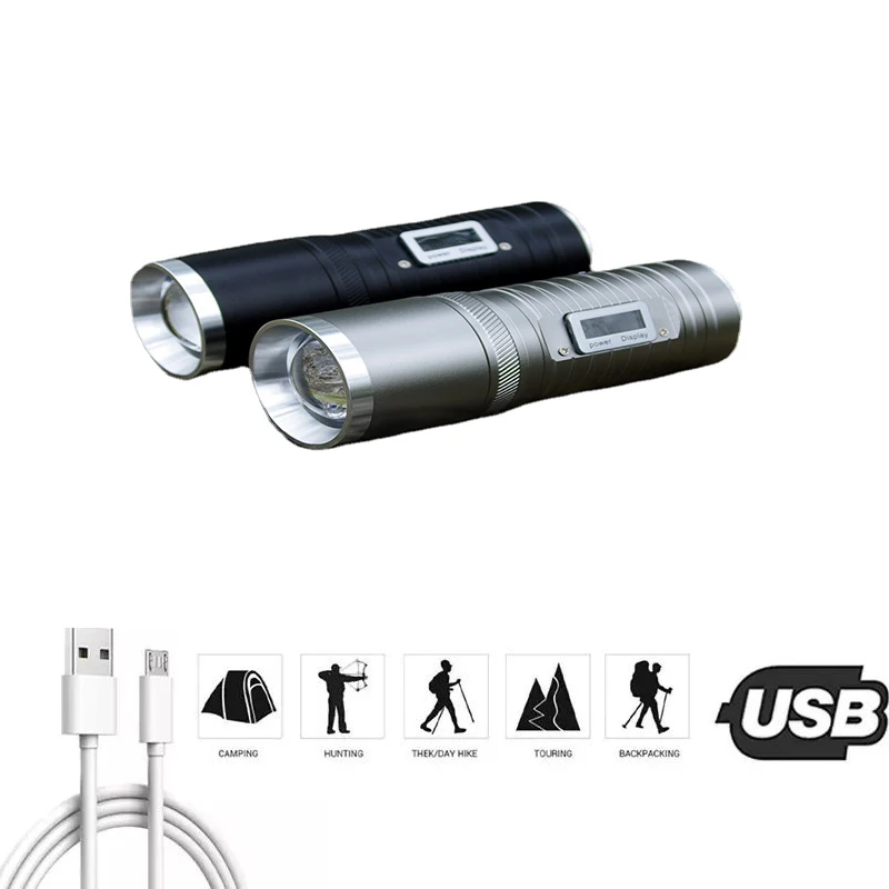 

Four-Light USB Charging Fish Lamp Source Zoom Night Fish Luring Lamp Purple Light Blue Light Night Fishing Light Headlights