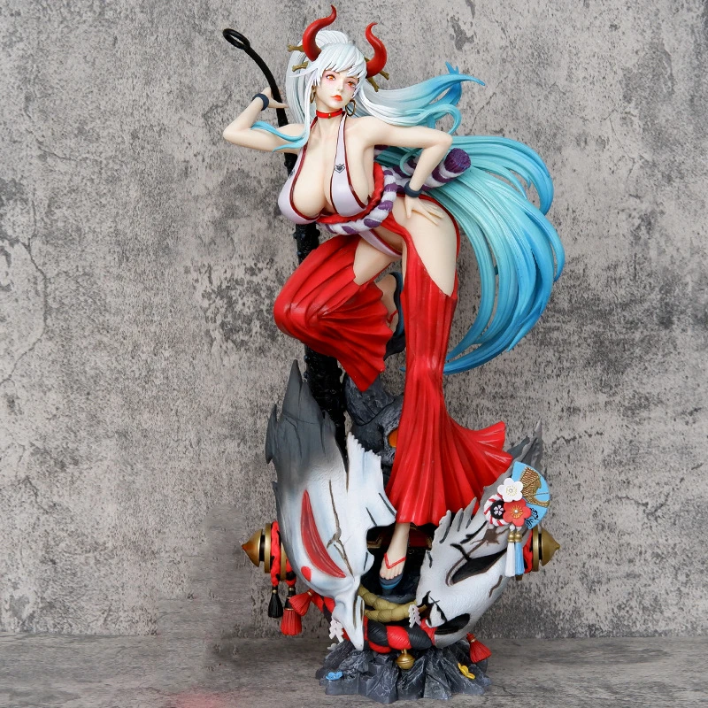 54 см аниме One Piece Wano Country Kaido's Daughter Yamato Battle Ver. GK ПВХ Фигурка Статуя Коллекционная