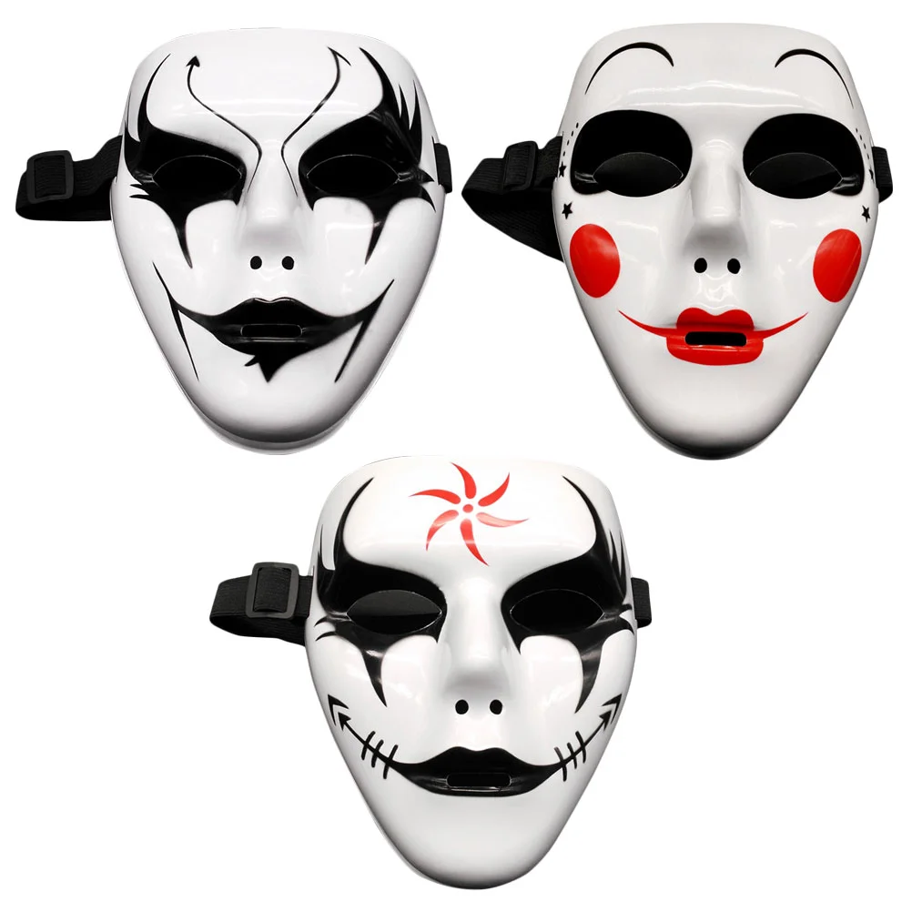

3pcs Halloween Prom Decorssss Costume Mask for Masquerade Stage Performance