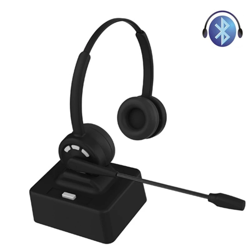 Bluetooth Headset V5.2 with Microphone Office for Mobile Phone/PC/Skype |
