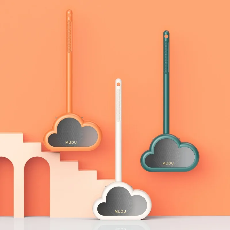 

Настенный держатель для унитаза с плоской гибкой щетиной