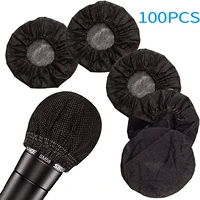 disposable microphone cover non woven clean and no odor windscreen mic covers removal microphone cover perfect protective cap