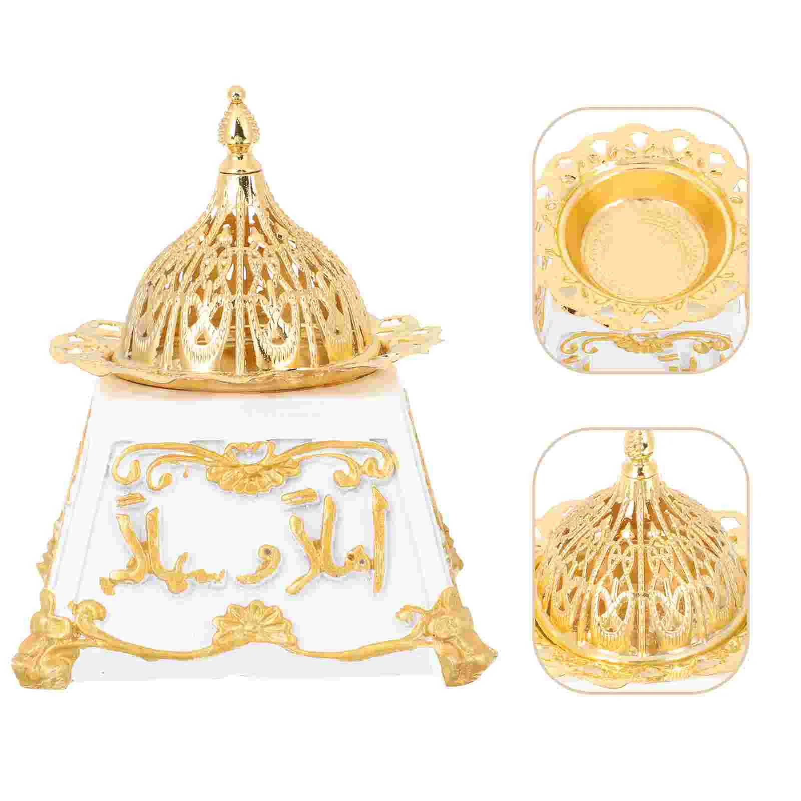 

Burner Charcoal Burner Gift Home Decor Alloy Metal Cones Holder Office