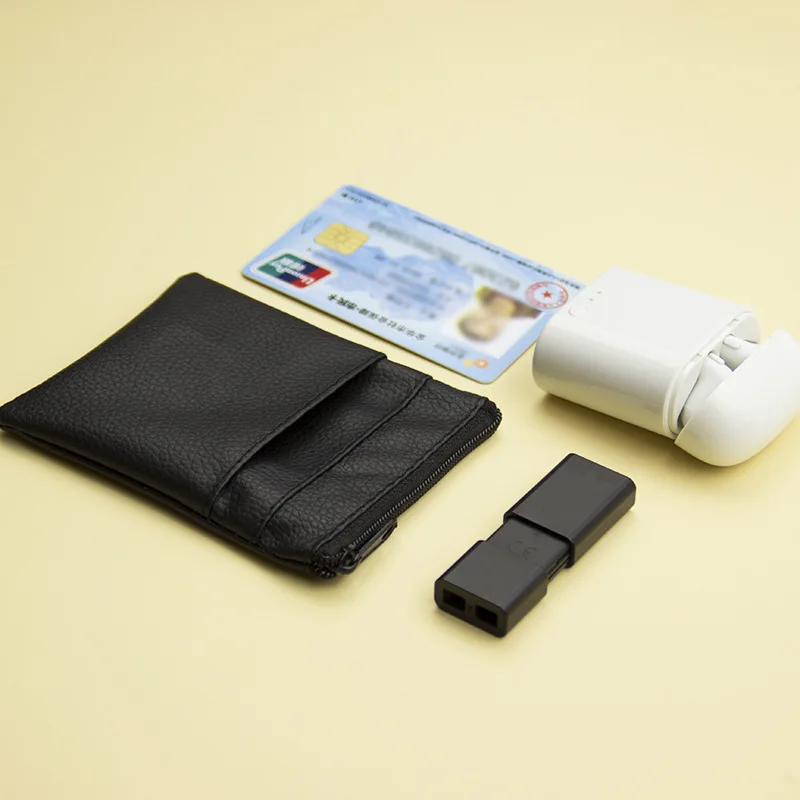 Недорогой кожаный кошелек для мелочи маленький Маленький мужской мини-кошелек