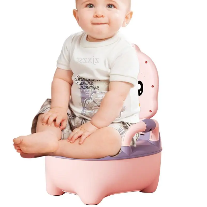 

Potty Training Toilet Split Dinosaur Toddler Potty Chair Portable Toilet For Kids With Non-slip Rubber Mat Backrest For Kids