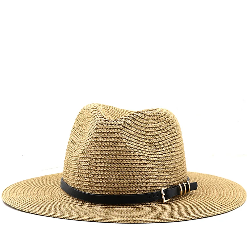 

Men's cap Beach outing fashion new hats for women Luxury straw hat sunhat summer new Visor panama golf hat men elegant gentleman