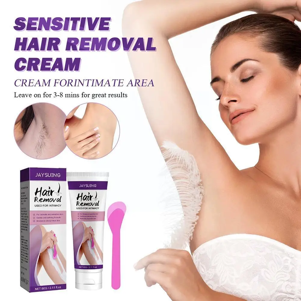 

Hair Removal Cream Powerful Painless Quick Removal And Inhibitor Repair Skin 60g Gentle Non-irritating Smooth D7D7