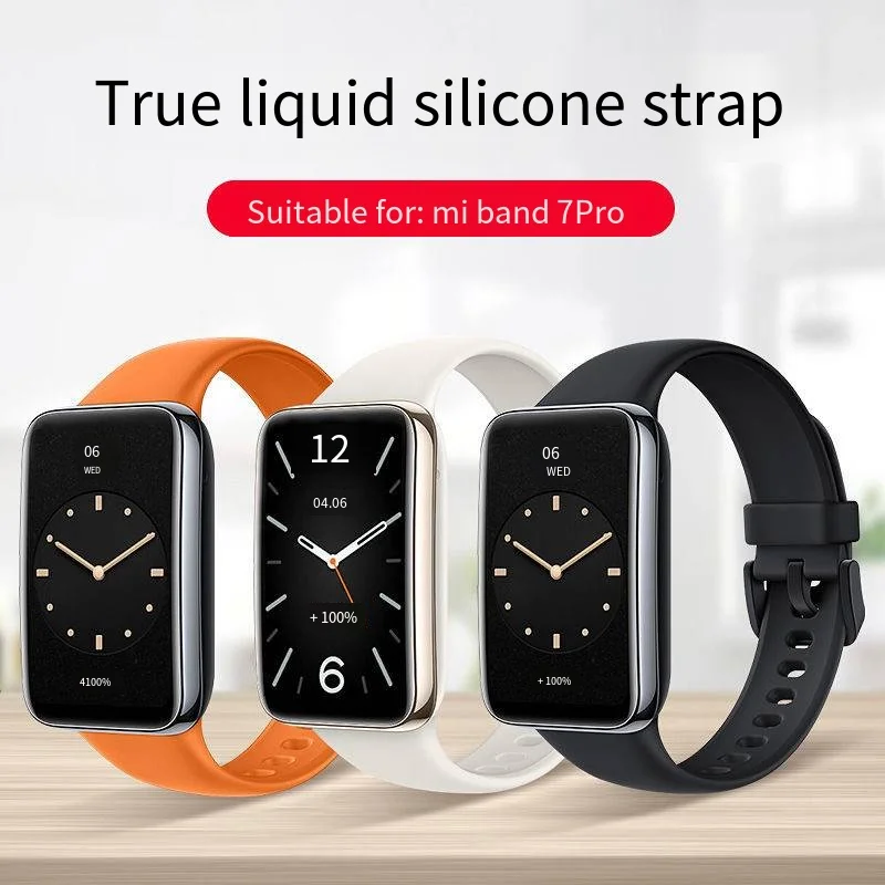 

Браслет силиконовый для Xiaomi Mi Band 7 Pro, официальный наручный смарт-браслет для Miband 7 Pro, ремешок для наручных часов, подарок на день рождения