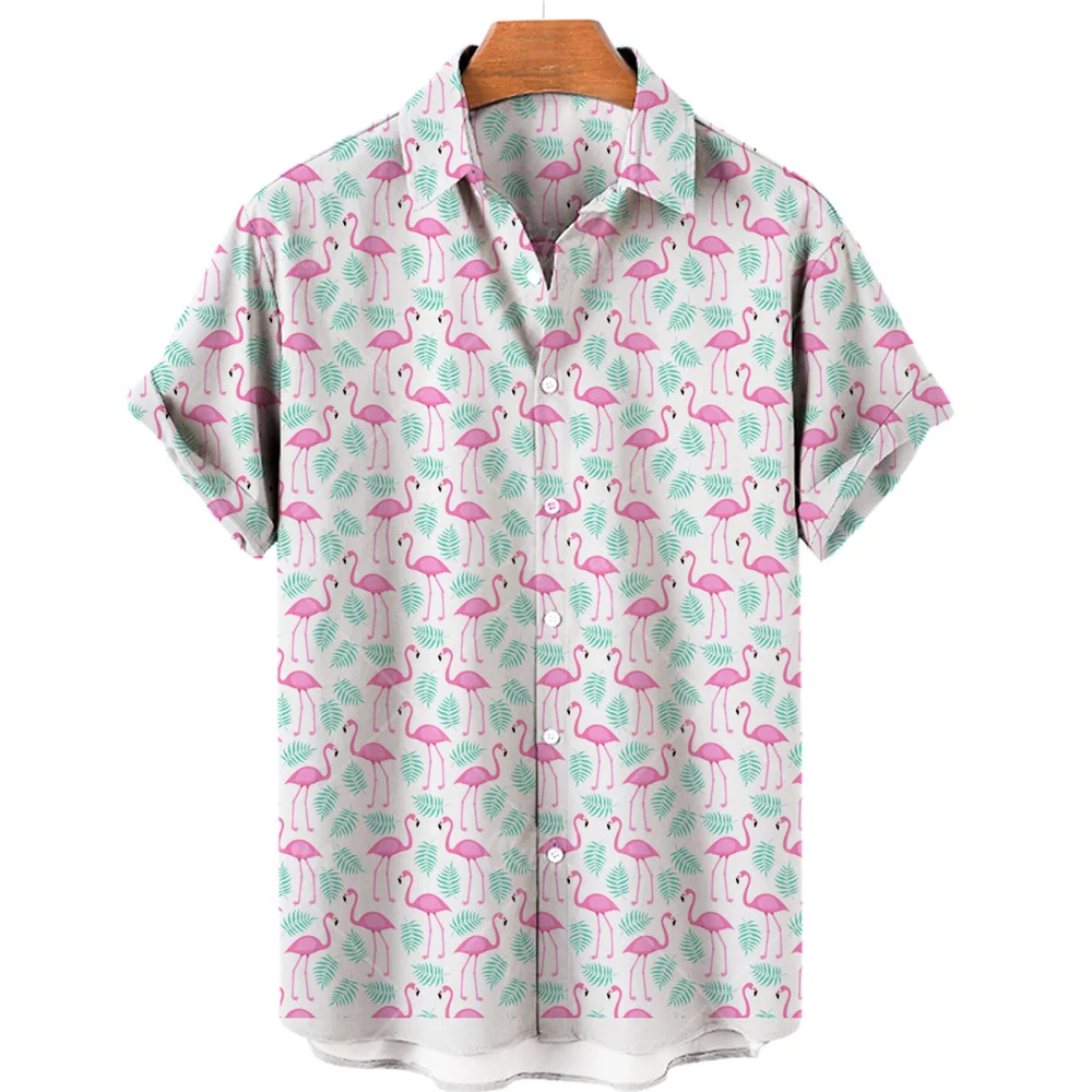 

Men's shirt fruit print shirt summer retro vintage streetwear short-sleeved buttons Harajuku shirt petticoat men Ropa Hombre
