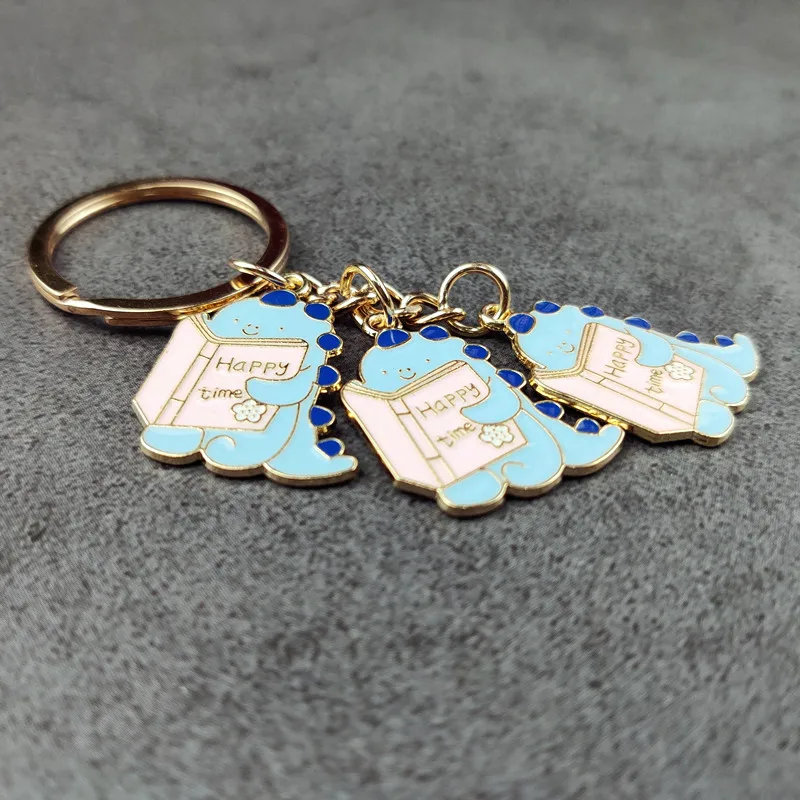 Двойной брелок для ключей ручной работы милый подарок специальный мультяшный