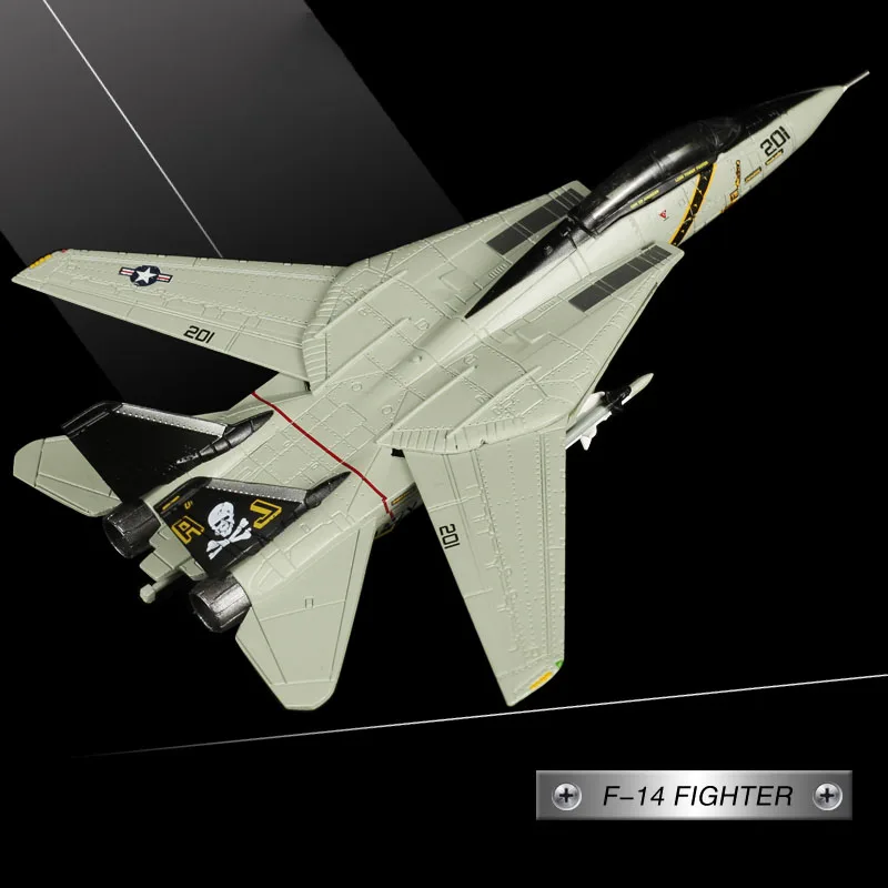 

Модель летательного аппарата ВВС США 1/144 F14 Tomcat модель самолета из сплава Fighter пиратский флаг эскадрильи